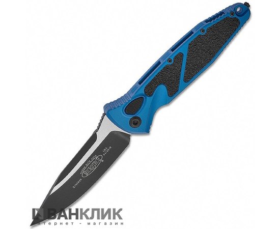 Нож Microtech Socom Elite Auto Drop Point Black Blade, blue 160A-1BL