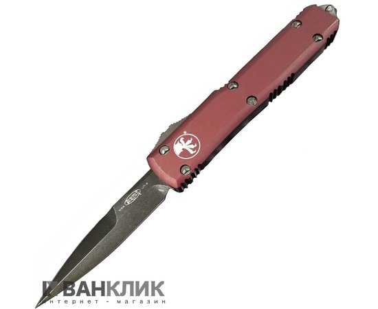 Нож Microtech Ultratech Bayonet DLC Tactical merlot red 120-1DLCTMR