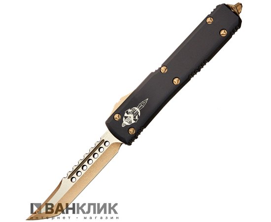 Нож Microtech Ultratech Hellhound Bronze Signature Serie 119-3S