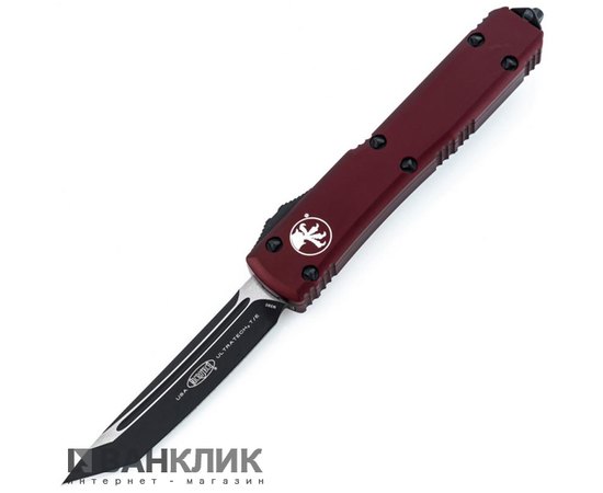 Нож Microtech Ultratech Tanto Point Black Blade merlot red 123-1MR