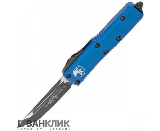 Нож Microtech UTX-85 Tanto Point Black Blade blue 233-1BL