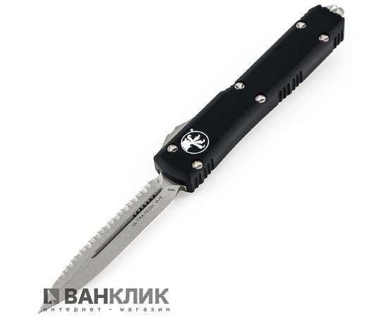 Ніж Microtech Ultratech Double Edge Stonewash FS, серрейтор 122-12