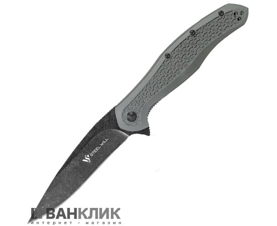 Нож Steel Will Intrigue черный stonewash SWF45-15