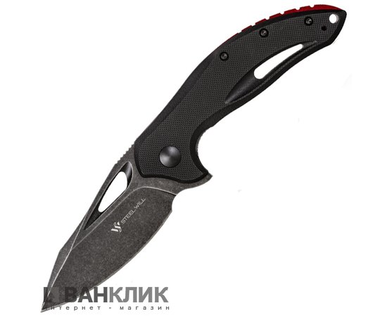 Ніж Steel Will Screamer чорний stonewash SWF73-08