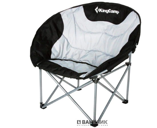 Стул KingCamp Deluxe Moon Chair Black/grey KC3889