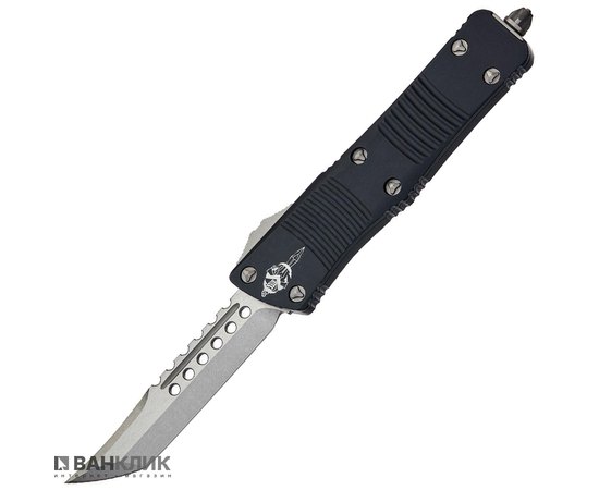 Ніж Microtech Troodon Hellhound Stonewash Signature Series 619-10S