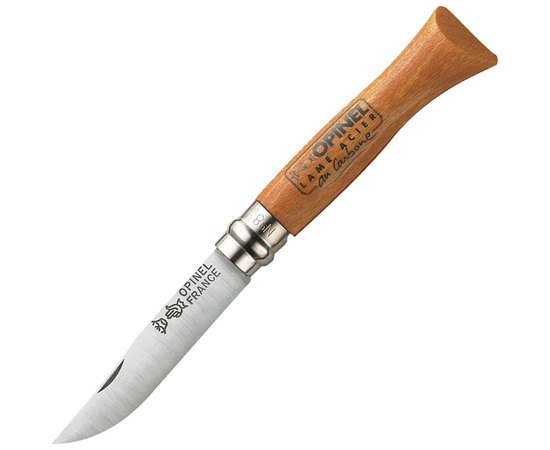 Ніж Opinel №8 Carbone блістер (000402)