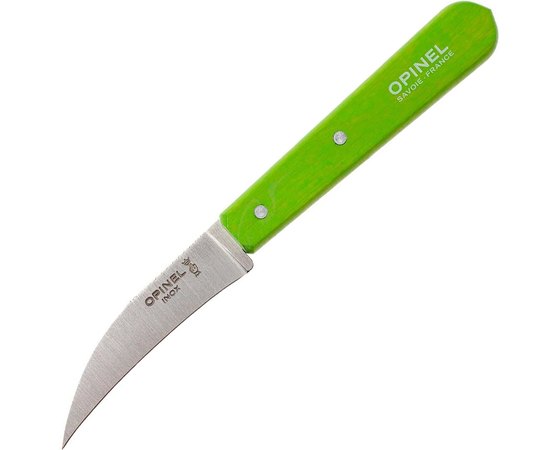 Кухонный нож Opinel Vegetable №114 Inox салатовый (001925), Цвет : Салатовый