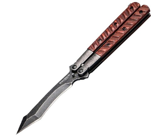 Ніж-метелик (балісонг) Boker Magnum Balisong Wood Tanto 06EX404