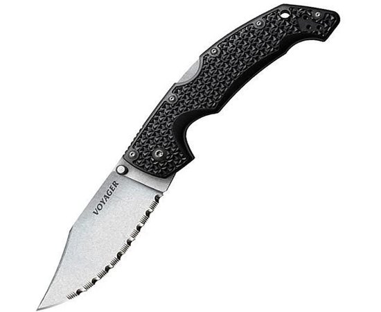 Ніж Cold Steel Voyager Large Clip Point Serrated (CS-29TLCCS)