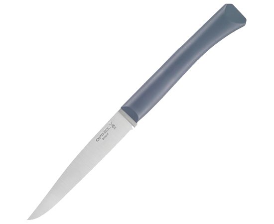 Нож кухонный Opinel Bon Appetit Plus серый (001903), Цвет : Серый, Марка стали: Sandvik 12C27, Материал рукояти: Пластик