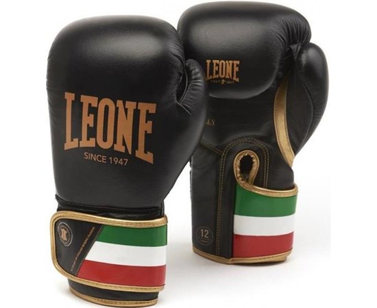 Боксерські рукавички Leone Italy Black 10 ун. (1800_500084), Вага: 10 унцій