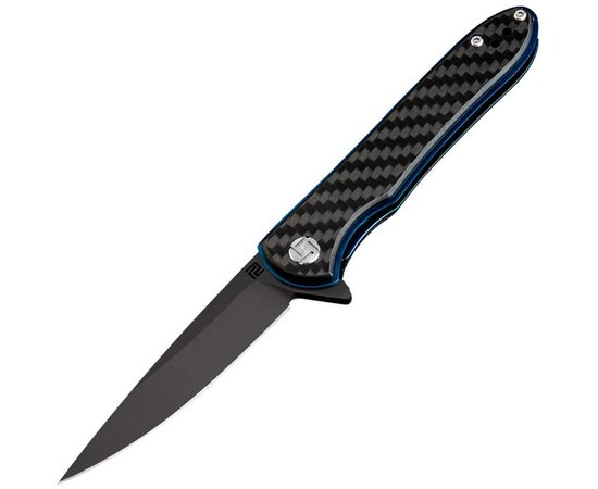 Ніж Artisan Shark BB CF S35VN (1707P-BCF), Марка сталі: CPM-S35VN, Матеріал рукояті: Carbon fiber