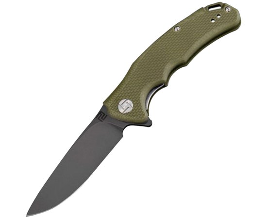 Ніж Artisan Tradition G10 Olive (1702P-BGN), Колір: Оливковий, Марка сталі: D2, Матеріал рукояті: Склотекстоліт (G10)