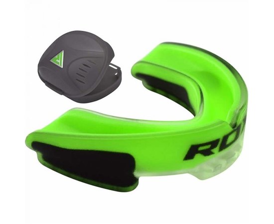 Капа для бокса RDX GEL 3D Elite Green (2450_40269), Цвет: Зелёный