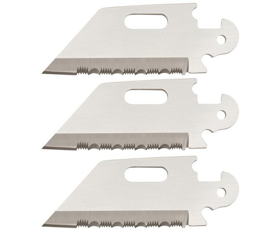 Клинок ножа Cold Steel Click-N-Cut Utility Serrated , 3шт/уп (CS-40AP3C)