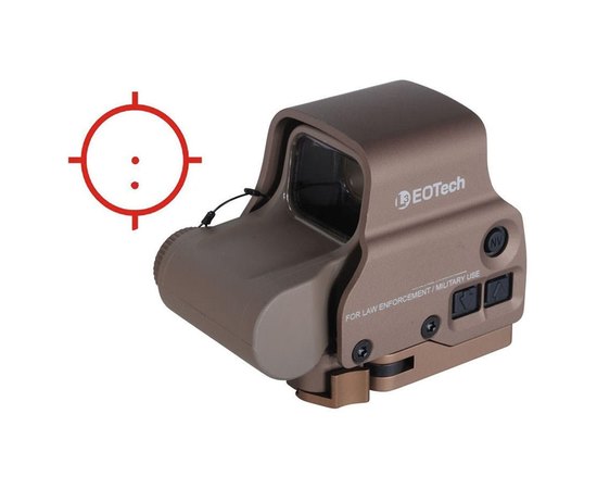 Приціл коліматора EOTech EXPS3 65MOA / 1MOA (дві точки) пісочного кольору (EXPS3-2TAN)