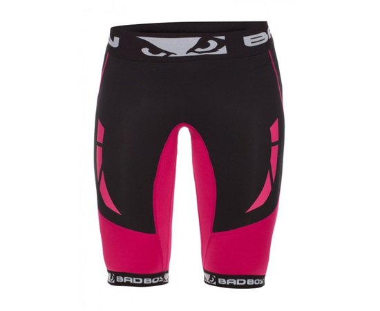 Компрессионные шорты женские Bad Boy Compression Shorts Black/Pink M (1264_230010), Размер: M