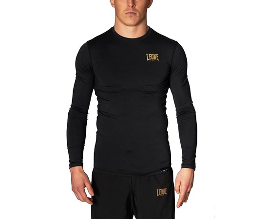 Рашгард з довгим рукавом Leone Black / Gold 2XL (2582_500105), Розмір: 2XL