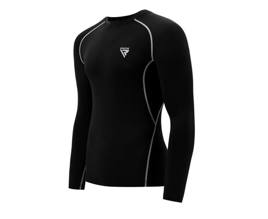 Рашгард з довгим рукавом RDX Lycra Black 2XL (2690_40281), Розмір: 2XL