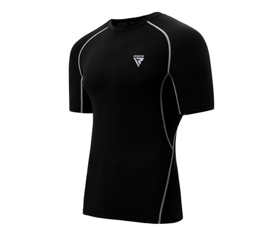 Рашгард с коротким рукавом RDX Lycra Black 2XL (2685_40283), Размер: 2XL