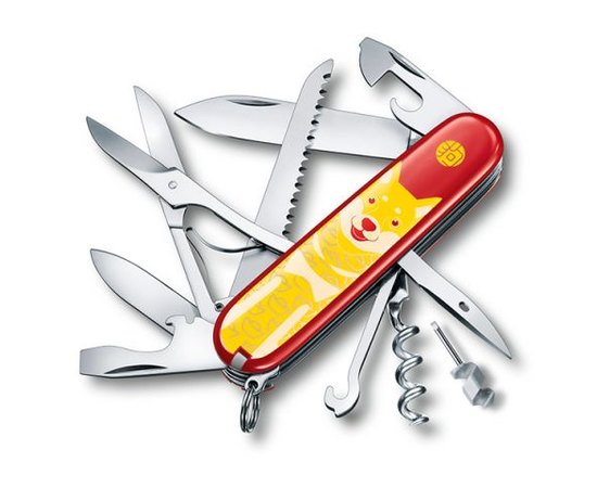 Нож Victorinox Swiss Army Huntsman красный 1.3714.E7