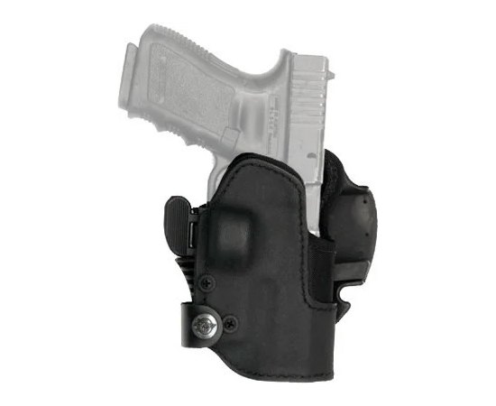 Кобура Front Line відкрита, з замком, Kydex, для Glock 19, 23, 32 чорний (KNG18SR)