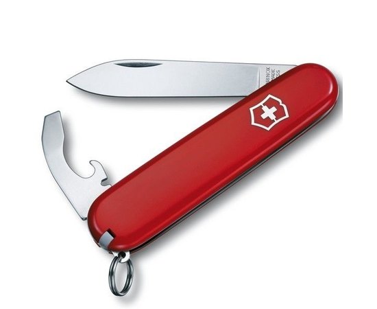 Многофункциональный нож Victorinox Bantam Red 0.2303, Марка стали: Нержавеющая сталь, Материал рукояти: Нейлон