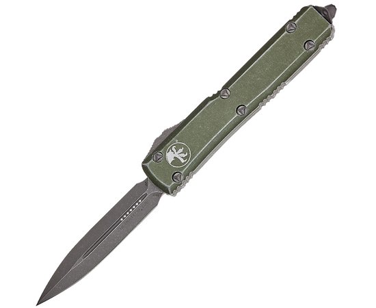 Нож Microtech Ultratech Double Edge Stonewash distressed od green 122-10DOD