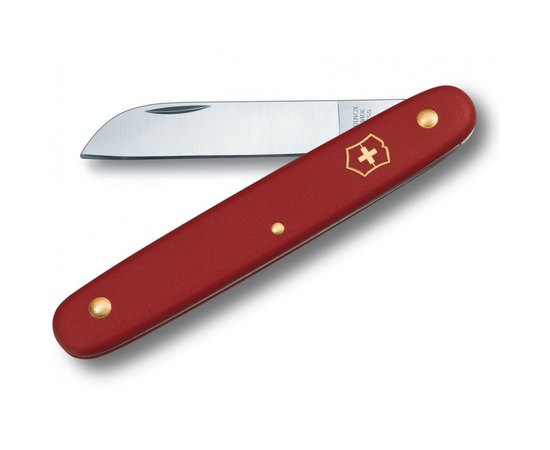 Садовий ніж Victorinox Floral 3.9050.B1, Колір: Червоний