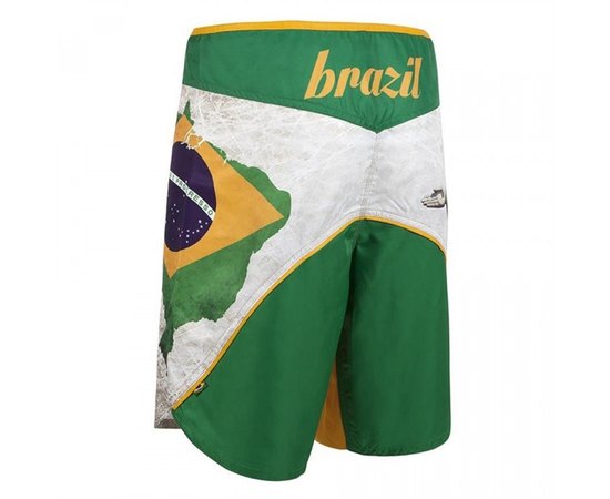 Шорти MMA Leone Brazil White L (1573_500045)