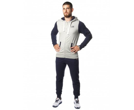 Спортивный костюм Leone Fleece Grey/Blue M (1687_500078), Размер: M