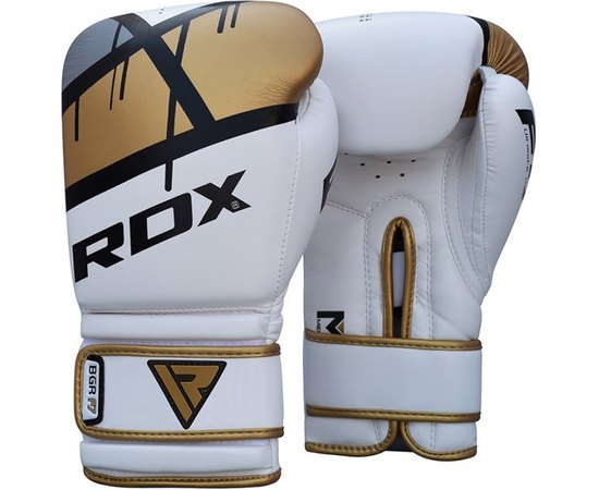 Боксерские перчатки RDX F7 Ego Golden 8 ун. (2855_10122), Вес: 8 унций