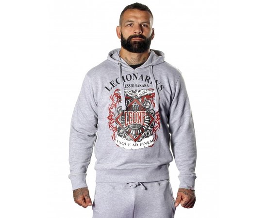 Толстовка Leone Legionarivs Fleece Grey M (1627_500063), Розмір: M