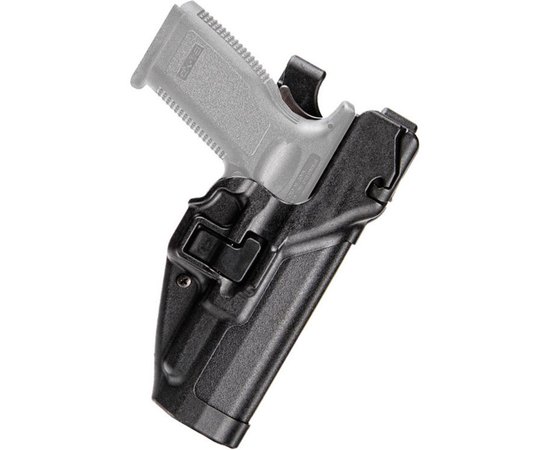 Кобура BLACKHAWK SERPA® Level 3 Auto Lock, поясна для Glock (44H100BW-R)