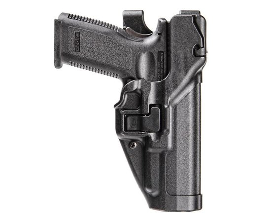 Кобура BLACKHAWK SERPA® Level 3 Auto Lock, поясная, для Glock левша, полимерная, черный (44H100PL-L)