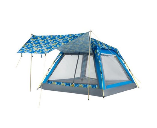 Палатка KingCamp Positano Palm blue KT3099, Цвет: Синий