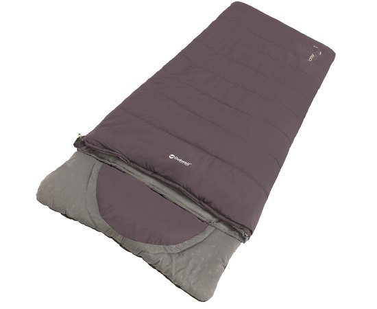 Спальний мішок Outwell Contour Reversible / + 2 ° C Dark Purple Left (230364) 928747