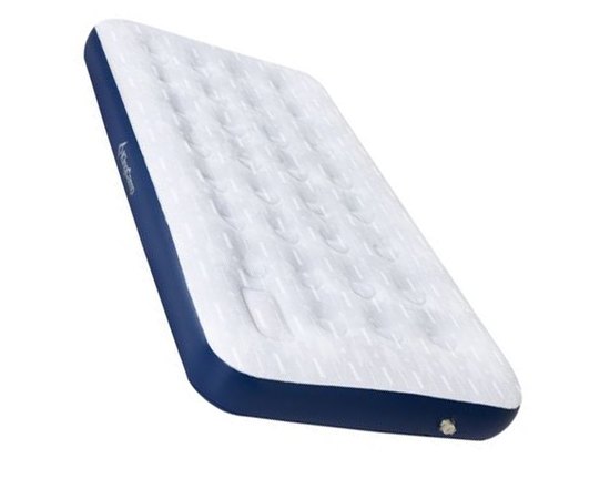 Надувний килимок KingCamp Pumpair Bed Twin Blue / Beige KM3606