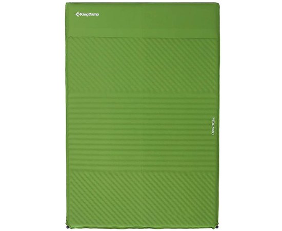 Самонадувающийся коврик KingCamp COMFORT DOUBLE green KM3084