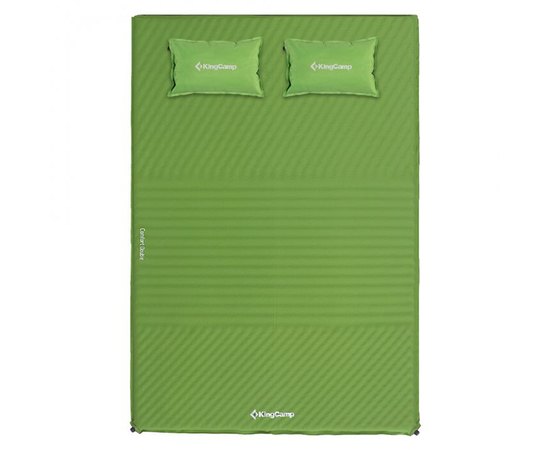 Самонадувающийся коврик KingCamp Comfort Double Ⅱ Green KM3594