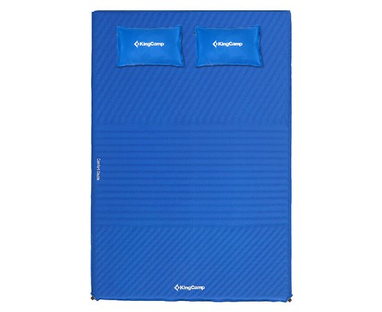 Самонадувающийся коврик KingCamp COMFORT DOUBLE II royal blue KM3594