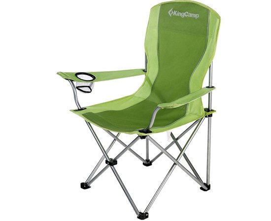 Стілець KingCamp Arms Chairin Steel Green KC3818, Колір: Зелений