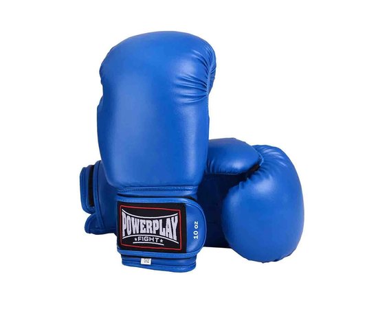 Боксерські рукавички PowerPlay 3004 Сині 10 ун (PP_3004_10oz_Blue), Вага: 10 унцій