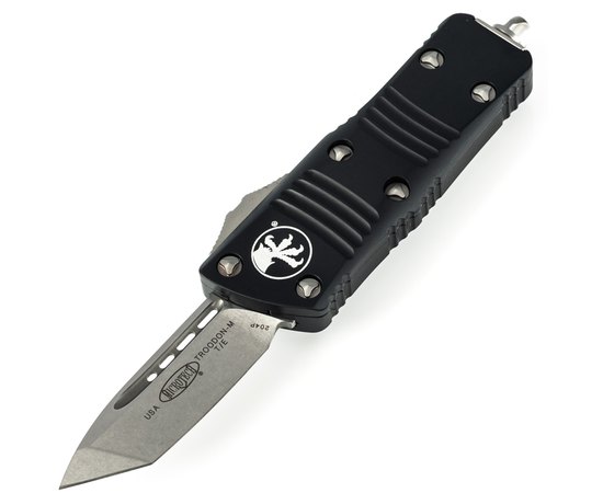 Нож Microtech Mini Troodon Tanto Point Stonewash 240-10