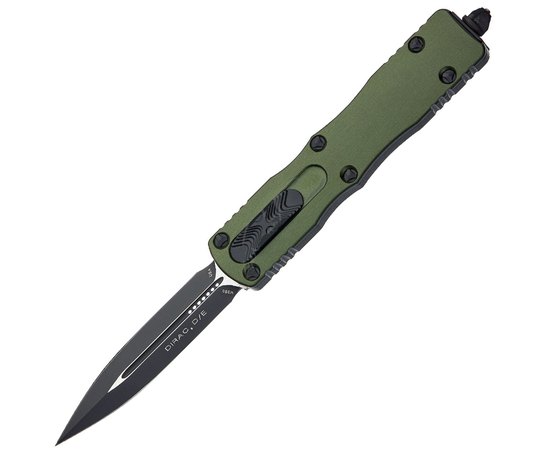 Нож Microtech Dirac Double Edge Black Blade olive green 225-1OD