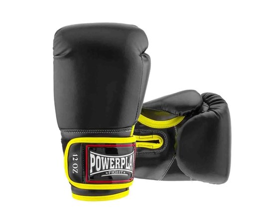 Боксерські рукавички PowerPlay 3074 Чорні 12 ун (PP3074_12oz_Black)