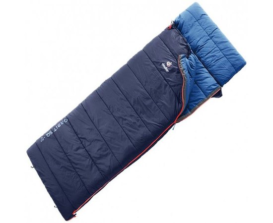 Спальный мешок Deuter Orbit SQ -5 3320 navy-steel left левый (370211933201), Сторона застежки: Левая