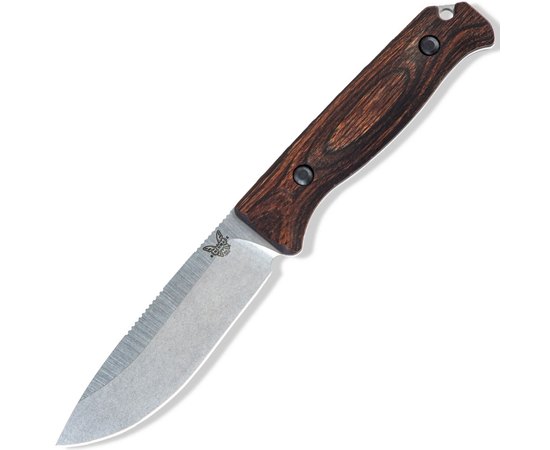 Ніж мисливський Benchmade Saddle Mountain Skinner дерево 15002