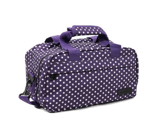 Сумка дорожня Members Essential On-Board Travel Bag 12.5 Purple Polka 927844, Колір: Фіолетовий / Білий